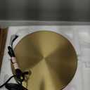 GSAFAVA 62.5" Wood Floor Lamp for Living Room Gold with Foot Switch Arc Standing Tall Lamps for Bedroom Mid Century Modern Corner Floor Lamps for Office Nursery Industrial Reading Light Room Lamp