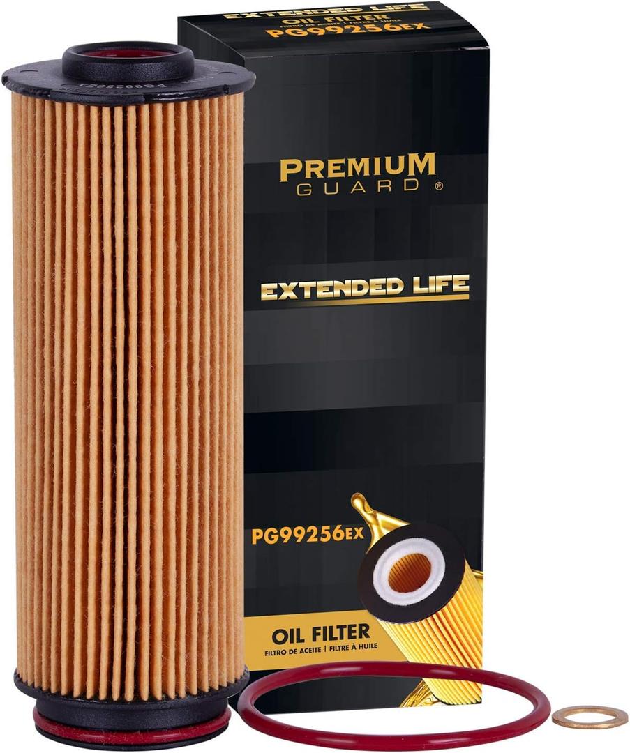 Premium Guard Extended Life Oil Filter up to 10k Miles PG99256EX | Fits 2019-2025 BMW X5, X7, 2018-2024 X3, 2017-2025 540i xDrive, 2020-2025 X6, 2016-2025 740i, 2020-2025 Toyota GR Supra
