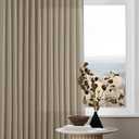 Extra Long Pinch Pleated Linen 108 Inch Curtains 2 Panels Set for Living Room Bedroom Farmhouse Tan Brown Cotton Flax Back Tab Memory Shape Pinch Pleat Ceiling Floor Window Curtains 9 FT Grey Beige