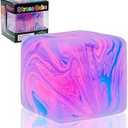 Stress Cube for Kid & Adults, Gel Filled Squishy Toys for Kids Stress Relief  High Density Squeeze Balls for Students Calming, Fidgets for Classroom Prize Toys