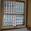 SEAMEW Professional Traditional Chinese Mahjong Set 中式麻將 - 30mm 146 Tiles Green & White Melamine with Dice,Storage Case Green