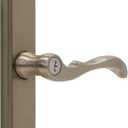 Larson Certified Storm Door M2 Mortise Brushed Nickel Handle Set, Storm Door Handle Replacement with Keyed Deadbolt