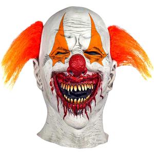 Clown Mask Scary Evil Funny Clown Costume Horror Latex Masks Halloween Carnival Costume Party Adult