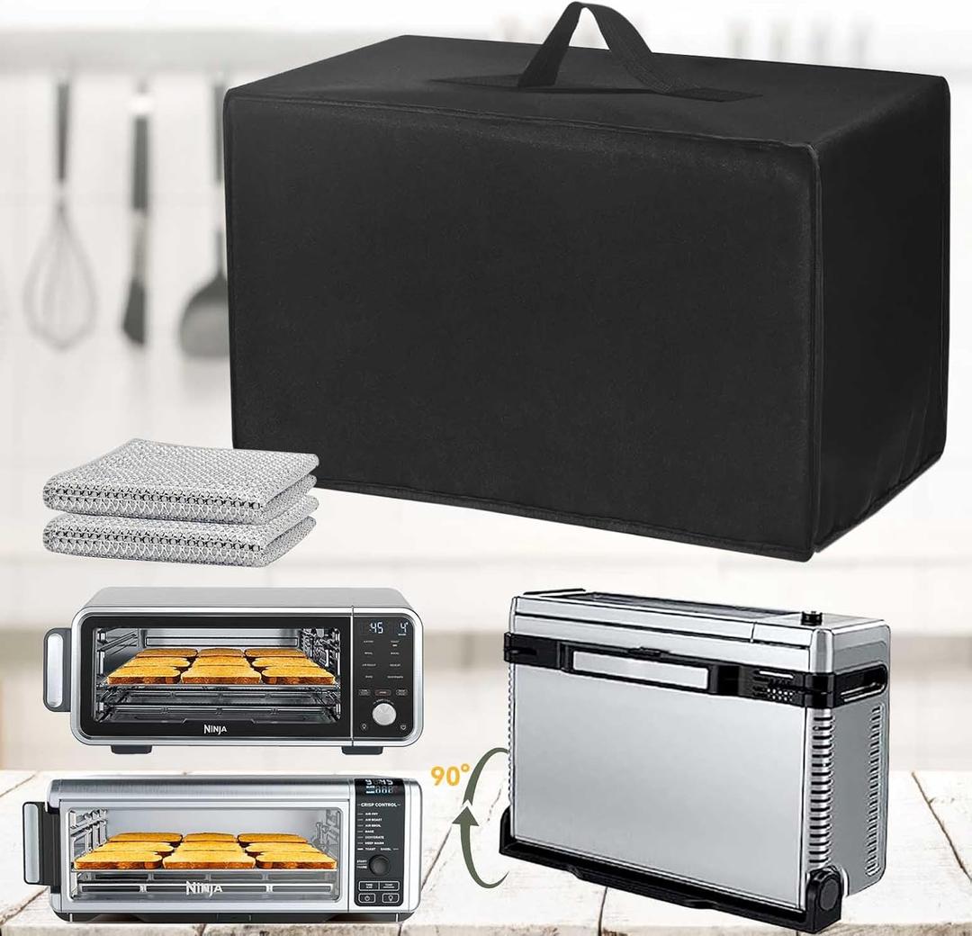 Digital Air Fryer Countertop Oven Dust Cover, Heat-Resistant Waterproof And Dust-Proof 600D Nylon Material, Compatible For Ninja SP101/SP201/SP351/FT102CO Digital Air Fryer Countertop Oven