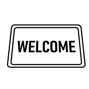 Hedgehog Bathroom Decor, Funny Hedgehog Welcome Mats for Bathroom Washroom Restroom Toilet, Funny Door Mat for Outdoor Indoor Porch Entryway, 17x30 Inches