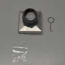 Boltigen Square Shower Drain, 304 Stainless Steel 4 inch Shower Floor Bathroom Shower Drain with CUPC Certified, Brushed Nickel 4'' Square Floor Drain, for Bathroom Toilet Washroom Drain Water