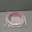 118" Cord Hider Wall, Self Adhesive Silicone Cord Covers for Wires On Wall, Cord Hider for Wall Mount TV, Flexible Cable Cover Raceway Kit for 1 Wire, White (0.59" W x 0.39" H)