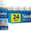 Similac 360 Total Care Infant Formula, Has 5 HMO Prebiotics, Our Closest Prebiotic Blend to Breast Milk, Non-GMO, Baby Formula, Ready to Feed, 8-fl-oz Bottle, Pack of 24, Best By: 08/01/2025