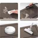 chakme Bathroom Mat Rugs Large 48x24, Ultra Thin Magic Mat Bath Rug Non Slip Bath Rugs Quick Dry Absorbent Bath Mats for Bathroom Floor, (Brown, 48"x24")