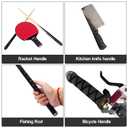 2 x Heat Shrink Wrap Tubing Sleeve X-Tube for Fishing Rods Grip Handle Cork with Non Slip and Insulation 5.24ft Length (Diameter 20mm, Black)