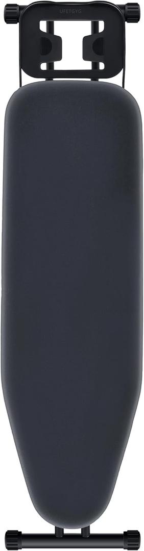 Ironing Board, Metal Panel Iron Board |43" X 13" W/with Iron Rest | Full Metal Construction| Height Adjustable | Heat & Scorch Resistant Fabric | Anti-Skid Feet | Heavy Duty| Easy to Fold