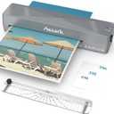 Laminator Machine 9 Inch, laminator with 10 Laminating Sheets, Laminating Machine Quick preheating with Paper Cutter, Low Noise, Plastificadora with ABS Jam Free