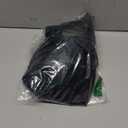 Gxi Black Kitchen Curtain 20 Inches Length Rod Pocket Blackout Tiers for Bathroom Short Curtain Drape Window Treatment Valance for Bay Windows, 2 Panels W39 x L20 inch