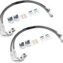 MSCRP 89716 Stainless Brake Lines for Jeep Wrangler JK 2007-2018