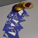 Cartoon Hedgehog Birthday Banner Gold Ring Birthday Party Banner for Cartoon Hedgehog Carnival Theme Birthday Decorations with 8 Pcs Gold Ring Hanging Swirl Decorations (Green)