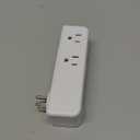 Surge Protector Outlet Extender - with Rotating Plug, 6 AC Multi Plug Outlet with 4 USB Ports (2 USB C), 1800J Wall Charger, 3-Sided Power Strip with Spaced Outlet Splitter for Home, Office, Travel (White)