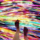 Glow Sticks Bulk 200ct 22'' Glow Necklaces with Connectors, for Party Festivals Raves Birthday Wedding (Multi200)