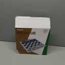 Juegoal 20" Portable Chess & Checkers Set, 2 in 1 Travel Board Games for Kids and Adults, Folding Roll up Chess Game Sets, Extra 26 Checker Pieces, Tournament Thick Mousepad Mat with Storage Bag