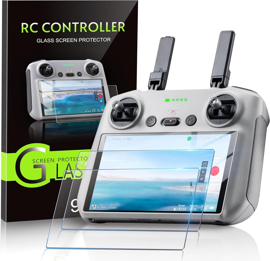 STARTRC PHOTO Mini 5 pro Screen Protector for DJI RC2/RC Controller, HD Tempered Glass Screen Protector for DJI Mini 4 Pro, Mini 3 pro, Mavic 4 Pro RC 2 Remote Controller Accessories(2 PACK)