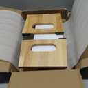 Foldable Toilet Stool, 7 Inch Poop Stool for Bathroom, Bamboo Toilet Potty Squat Adults, Dual Anti-Slip Potty Step Stool for Pooping, Improve Squatting Posture and Comfort for Kids Seniors, Natural