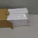 Nursery Book Shelves, 17 Inch Metal Floating Shelves for Wall 4 Pack, Scalloped Shelves, Wall Mounted Book Shelf for Kids Bedroom, Baby Room, Nursery Decor (White)