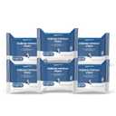 Amazon Basics Makeup Remover Wipes, Gentle Cleansing, Dermatologist Tested, Original, Plant Based, Alcohol-Free, Removes Waterproof Mascara, pH Balanced, 25 Count, 6-Pack