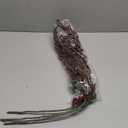 Shirfloral 3 Pcs Amaranthus Artificial Flower Faux Burgundy Wisteria Branches Fake Hanging Flowers Wedding Flower Arrangement Photo Props for Party Decoration