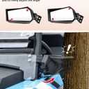 Rearview Side Mirrors for Polaris RZR XP XP4 1000 Turbo S 1000 900 2014-2023 Accessories, Adjustable Folding Clear Rear View Side Mirrors Replace #2881198 (2 PCS)