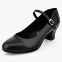 Womens Black Latin Salsa Character Shoes Ballroom Dance Heels Prom Wedding Shoes Dress Pump, W8