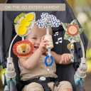 Taf Toys Savannah Adventures Arch with Fascinating Toys, Stimulates Baby’s Senses & Motor Skills Development | Newborn Toys & Baby Toys 3-6 Months | Use on Strollers, Bassinets, Car Seats