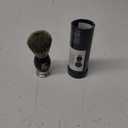 Luxury Shaving Brush for Men by VIKINGS BLADE, Ultra Heavy Acrylic & 316L Steel Handle, Super Strong Knot Backbone, Minimal Shedding, Fast Lather, Extremely Smooth & Plush on Skin (Dark Stallion) 