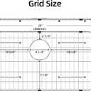 Kitchen Sink Grid and Sink Protectors, Stainless Steel Sink Grids for Bottom of Kitchen Sinks, 26" x 14 1/16" with Rear Drain for Single Bowl Sinks, 304 Stainless Steel Material