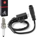 Ignition Coil Pack and spark plug + CAP For Kawasaki Brute Force 650 4x4i 4x4 2005-2013 Prairie 650 700 2002-2006 Brute Force 750 2005-2007 Teryx 750 2008