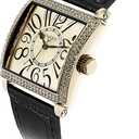 Square Face Watches for Women, Vintage Brown Leather Band for Small Wrist, Lady Big Dial Rectangle Retro Watch with Rose Goldn Frame, Dainty Decoration for Anniversary, Business, Outdoor Fastival