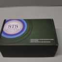 8T8 Office Chair Caster Wheels with 5/16''-18x1 Threaded Stem Caster, Heavy Duty 3" Replacement Rubber Office Chair Wheels for Smart Home Offices, Safe for Hardwood Tile Floors