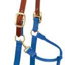 Weaver Leather Nylon Adjustable Breakaway Horse Halter, Large, Blue