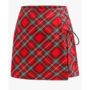 Auplus Womens Mini Skirt Basic Elastic Waist Casual Short Summer Skirts Size M