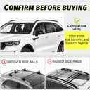 Car Roof Rack Cross Bars Compatible with 2021-2025 KIA Sorento and Sorento Hybrid (Fit for Flush Side Rails), Aluminum Lockable Roof Cross Bars for Kayak Bike Rooftop Cargo Carrier Bag Basket Luggage