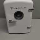 Frigidaire EFMIS171 Retro Mini Portable Personal Fridge - Ideal for Home, Office or Dorm - Includes Carrying Handle, AC/DC Wall/Car Charger (White)