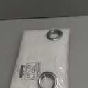 NICETOWN White Sheer Linen Curtains for Living Room 84 inch Length 2 Panels Set, Grommet Semi Sheer Privacy with Light Filtering Flax Window Treatments for Bedroom, W52 x L84