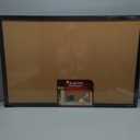 Quartet Cork Bulletin Board, Framed Corkboard, 2' x 3', Black Frame, Message Board, Vision Board (MWDB2436-BK)