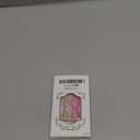 24 Pcs French Press on Nails Colored Lines Fake Nails Oval stick on Nail Short Glue on Nails Acrylic Cute Smiley Face Design False Nails for Women Or Girl Manicure Ornament (square52)