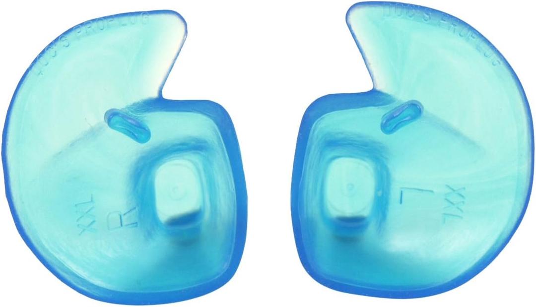 Doc's Proplugs DS05B Medium Non Vented Ear Plugs Without Leash - Blue