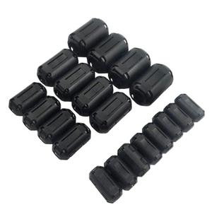 20Pcs Clip-on Ferrite Ring Core Ferrite Bead RFI EMI Noise Suppressor Cable Clip for 3mm/ 5mm/ 7mm/ 9mm/ 13mm Diameter Cable, Black