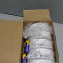 5 Pack Combination Photoelectric Smoke and Carbon Monoxide Alarm Detector with LCD Display; Battery-Operated Smoke Carbon Monoxide Alarm (White)