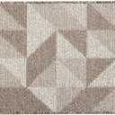 CHICHIC Indoors Doormat 35 x 59 Inch Front Back Indoors Door Mats for Home Entrance Entry Way Entry Rugs Floor Mat Machines Washable Rugs Inside Non Slip Outdoors Rugs, (Pattern B Brown)
