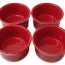 Fiesta Scarlet 568 4-Inch Ramekin 4 Pack