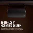 Polk Audio Atrium 5 Outdoor Speakers with Powerful Bass (Pair, Black), All-Weather Durability, Broad Sound Coverage, Speed-Lock Mounting System