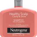 Neutrogena Exfoliating Healthy Scalp Clarify & Shine Shampoo + Conditioner for Oily Hair and Scalp, Anti-Residue Shampoo with Pink Grapefruit, pH-Balanced, Paraben & Phthalate-Free, 354 ml