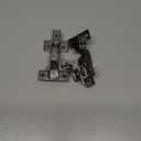 Chibery 2 Pack Frameless Inset Soft Close Concealed Hinges, Black Titanium Plated, Self Closing, 105 Open Angle 3D Adjustment, Stop 85  105 Degrees, Clip On, Stainless Steel for Cabinet Door